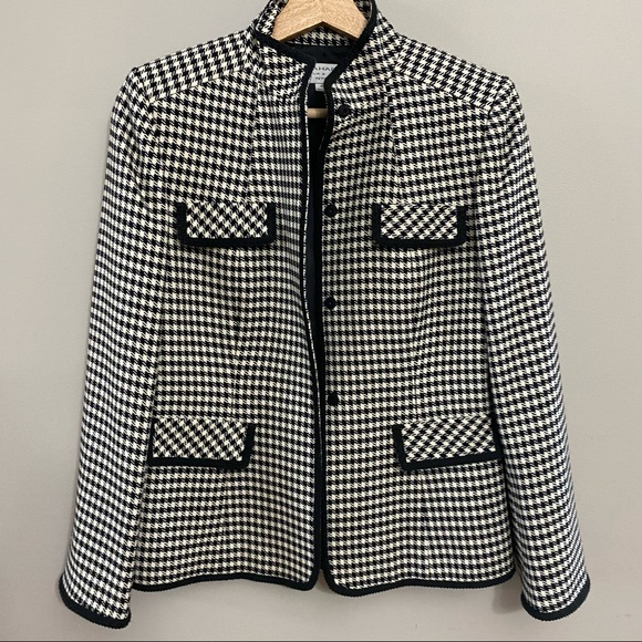 Tahari Houndstooth Blazer - Picture 10 of 16